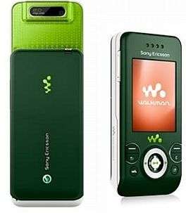 Sony Ericsson W580i Jungle Green