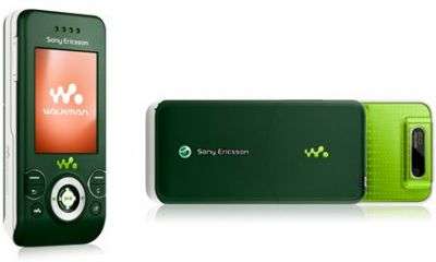 Sony Ericsson W580i Jungle Green