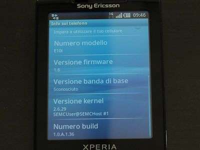 Sony Ericsson X10 Mini