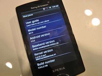 Sony Ericsson Xperia Mini e Mini Pro