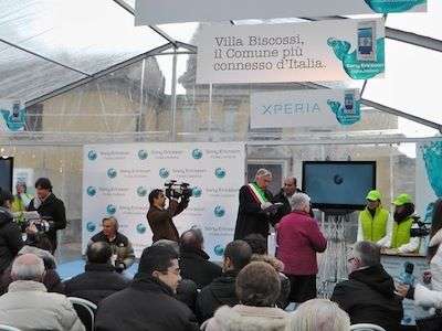 Sony Ericsson a Villa Biscossi