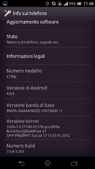 Sony Xperia T