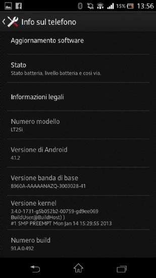 Sony Xperia V
