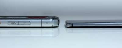 Spessore a confronto con OnePlus 3 (a destra)