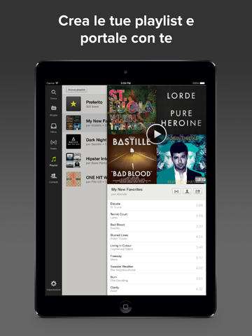 Spotify iPad