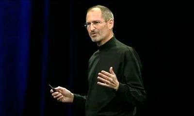 Steve Jobs durante l'evento