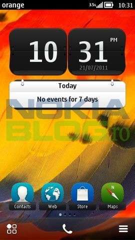 Symbian Belle UI