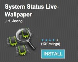System Status live wallpaper