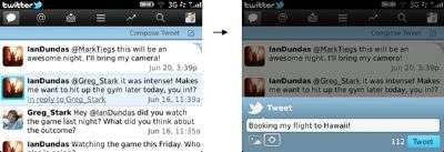 Twitter per BlackBerry v2.0 Beta