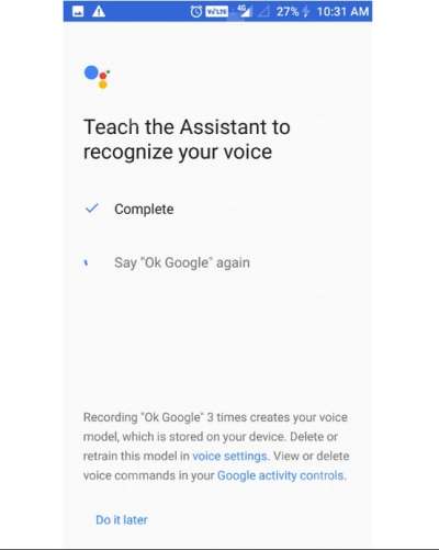 Una delle schermate su OnePlus 3