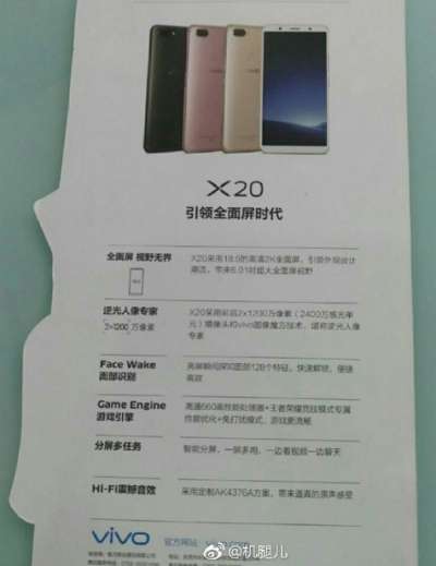 Vivo X20 (retail box)