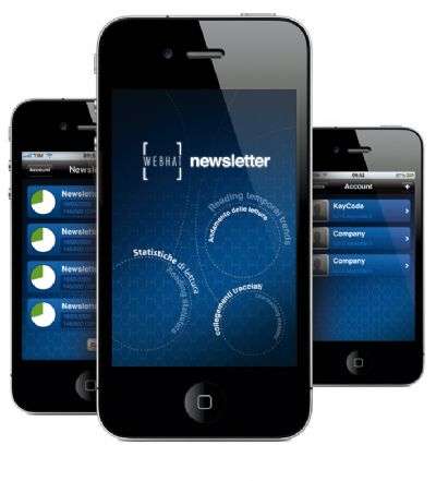 WebHat Newsletter Agency per iPhone