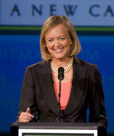 Il CEO di HP, Meg Whitman