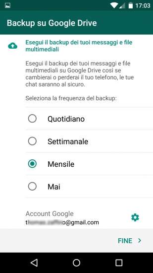 WhatsApp 2.12.312 per Android 