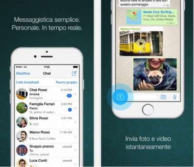 WhatsApp per iOS si aggiorna