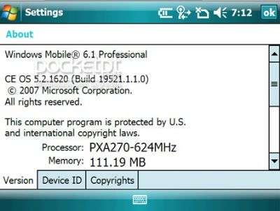Windows Mobile 6.1 Professional
