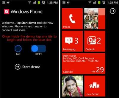 Windows Phone 7 demo