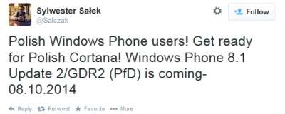 Windows Phone 8.1 GDR2