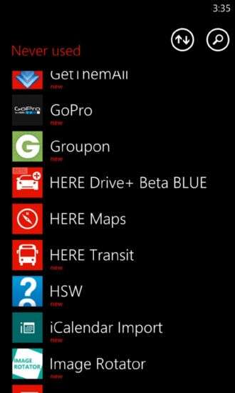 Windows Phone Blue