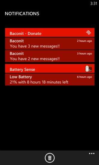 Windows Phone Blue