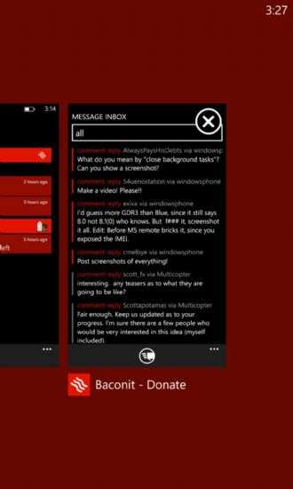 Windows Phone Blue