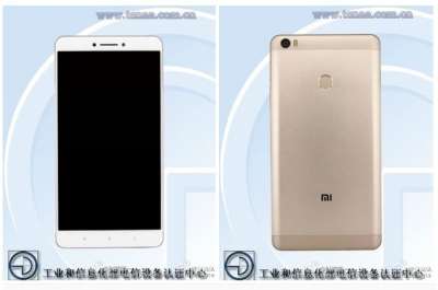Foto dello Xiaomi Max passato da TENAA