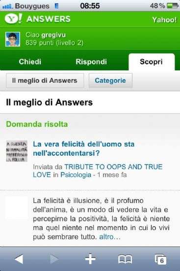 Yahoo! Answers Mobile
