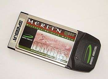 La PC Card UMTS Merlin U530